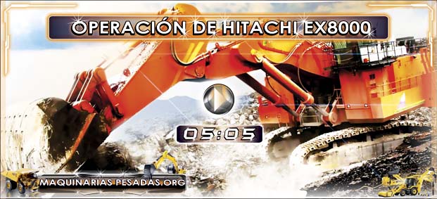 Video de Operación Pala Hidráulica Hitachi EX8000