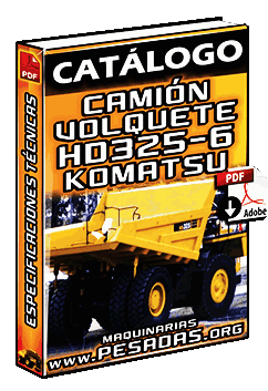 Descargar Catálogo de Camión HD325-6 Komatsu