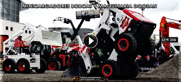 Vídeo de Minicargadores Bobcat y Equipos Pesados Doosan