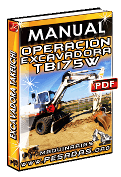 Descargar Manual de Operación de Excavadora TB175W Takeuchi