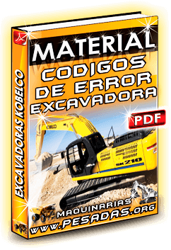 Ver Material Códigos de Error de Excavadoras