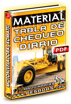 Descargar Material Tabla de Chequeo Motoniveladora Komatsu