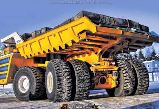 Gran Camion Minero Gigante 75710 Belaz con Cargamento Completo