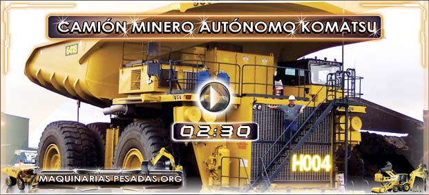 Video de Camiones Mineros Gigantes Komatsu
