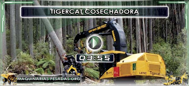 Cosechadora Taladora Tigercar - Máquina a Oruga