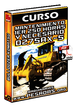 Descargar Curso de Servicio de Mantenimiento de Bulldozer D275AX-5 Komatsu