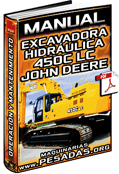 Manual de Excavadora Hidráulica 450C LC John Deere - Operación y Mantenimiento