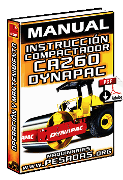 Descargar Manual de Rodillo Compactador Vibratorio CA260 Dynapac