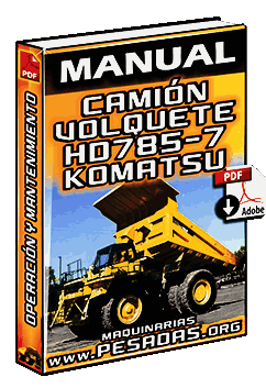 Descargar Manual de Camión HD785-7 Komatsu