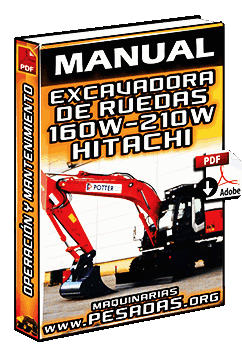 Ver Manual de Excavadoras 160W y 210W Hitachi