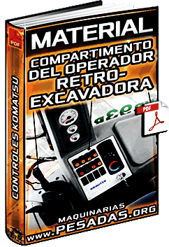 Ver Material de Compartimiento del Operador de una Retroexcavadora Komatsu