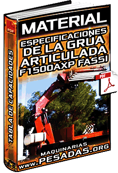 Ver Material de Especificaciones de la Grúa Articulada F1500AXP Fassi