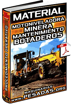 Descargar Material de Mantenimiento de Botaderos con Motoniveladora en Minas