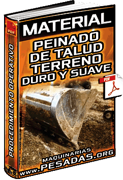 Ver Material de Peinado de Talud en Terreno Duro y Suave con Excavadoras Hidráulicas