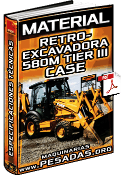 Ver Especificaciones de Retroexcavadora 580M 3 Tier III Case