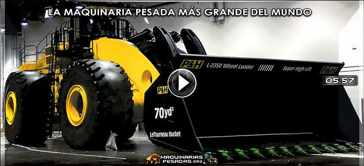 Vídeo: Maquinaria Pesada más Grande del Mundo - Liebherr, Hitachi & Letourneau