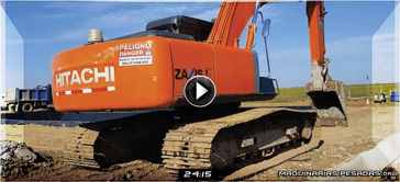 Vídeo de Operación de una Excavadora Zaxis 200 Hitachi - Controles y Funciones