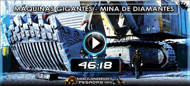Video de Máquinas Gigantes en Mina de Diamantes