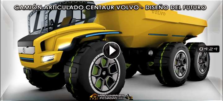 Concepto del Camión Articulado Centaur Volvo
