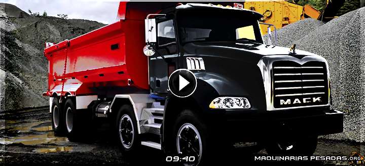 Vídeo de Camión Volquete Mack Granite con Caja Volcadora Baco