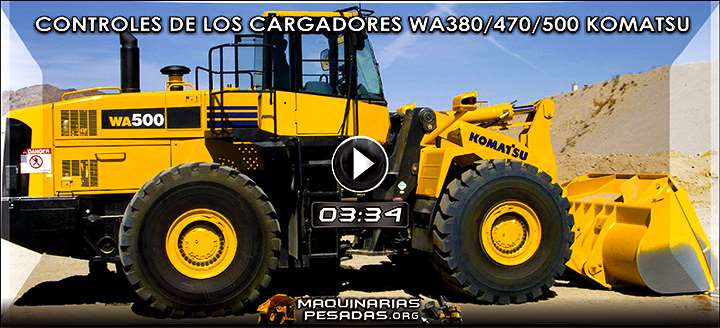 Video de Controles de los Cargadores Frontales Komatsu