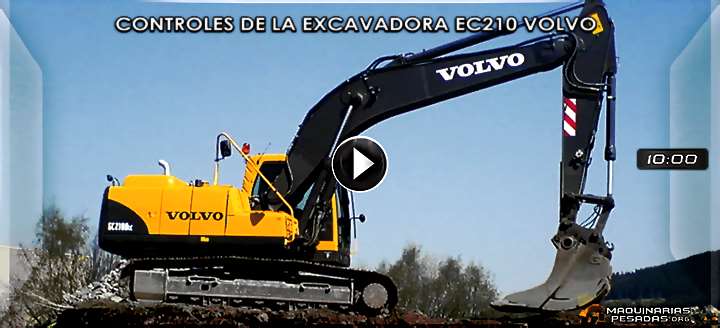 Vídeo de Controles de Operación de la Excavadora Hidráulica EC210 Volvo