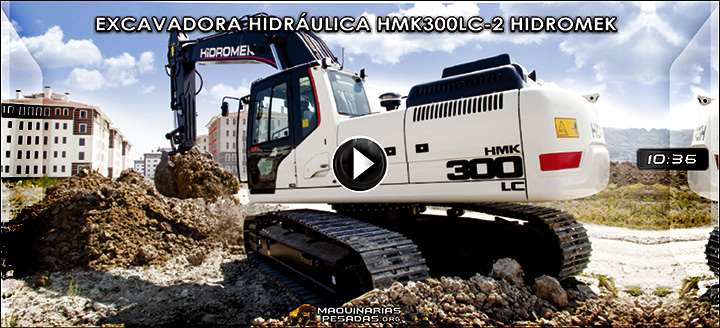 Video de Excavadora Hidráulica HMK300LC-2 Hidromek