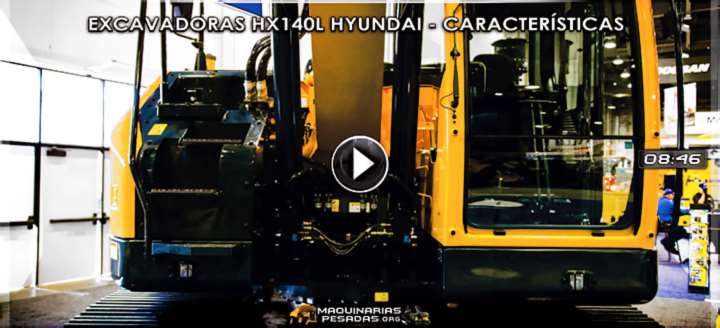 Vídeo de Excavadoras Hidráulicas HX140L Hyundai