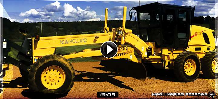 Vídeo de Inspección Pre Operacional de la Motoniveladora RG140B new Holland