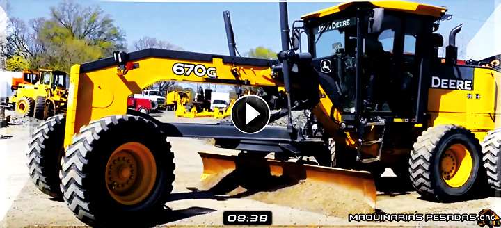 Vídeo de Motoniveladora 670G John Deere M220042