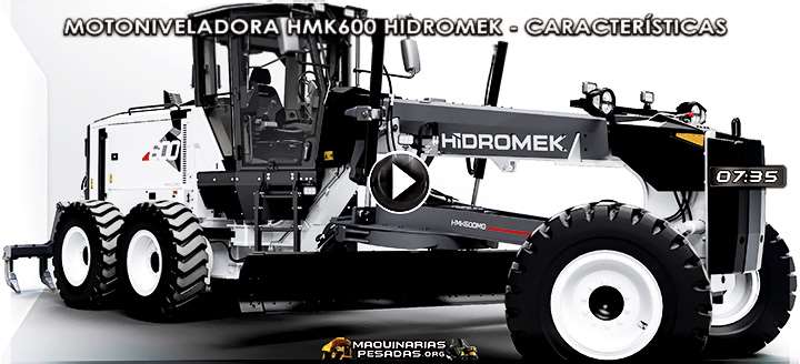 Vídeo de Motoniveladora HMK600 Hidromek