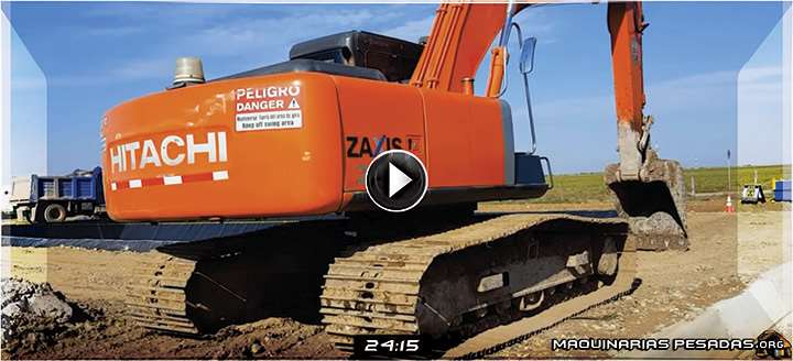 Vídeo de Operación de una Excavadora Zaxis 200 Hitachi