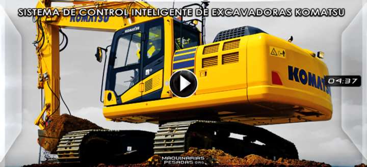 Vídeo de Sistema de Control Inteligente de Excavadoras Komatsu