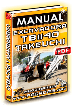 Manual de Operación y Mantenimiento Excavadora TB1140 Takeuchi