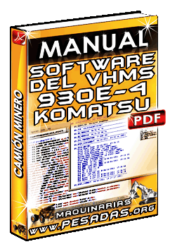 Manual de Software del VHMS del Camión Minero de Extracción 930E4 Komatsu