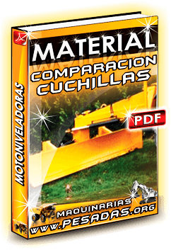 Material Comparación de Cuchillas de Motoniveladoras