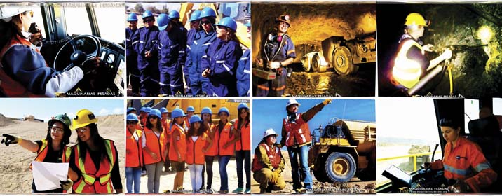 Fotos de Mujeres Operadoras y Mineras