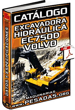 Catálogo de Excavadora Hidráulica EC750D Volvo