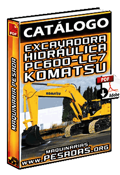 Catálogo de Excavadora Hidráulica PC600-7 y PC600LC-7 Komatsu