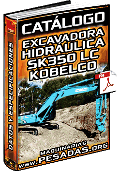 Catálogo de Excavadora Hidráulica SK350 LC Kobelco