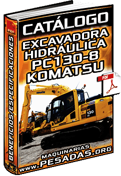 Catálogo de la Excavadora Hidráulica PC130-8 Komatsu