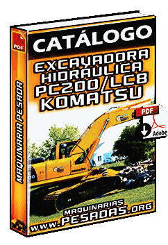 Catálogo de Excavadoras Hidráulicas PC200-8 y PC200LC-8 Komatsu