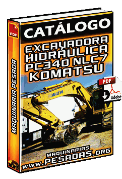 Catálogo de Excavadoras Hidráulicas PC340LC-7 y PC340NLC-7 Komatsu