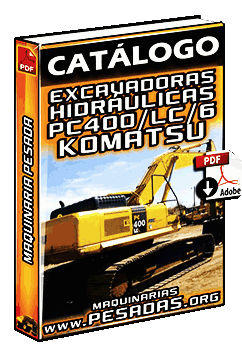 Catálogo de Excavadoras Hidráulicas PC400-6 y PC400LC-6 Komatsu