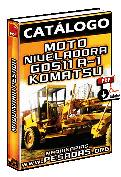 Catálogo de Motoniveladora GD511 A-1 Komatsu