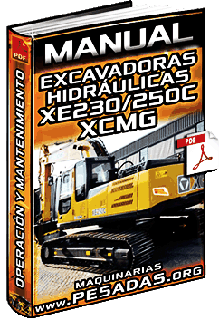 Manual de Excavadora Hidráulica XE230 y XE250C XCMG – Operación y Mantenimiento