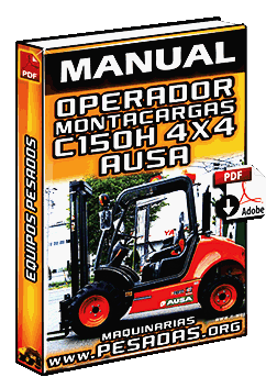 Manual de Montacargas C150H X4 Ausa: Operación, Mantención y Especificaciones