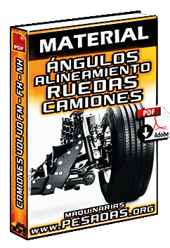 Material: Ángulos de Alineamiento de las Ruedas de Camiones FM, FH y NH Volvo