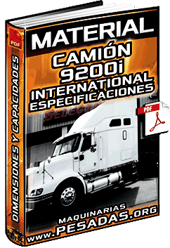 Material de Camión 9200i International – Dimensiones y Especificaciones