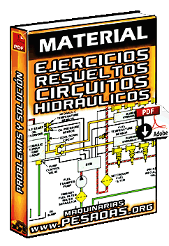 Material de Ejercicios Resueltos de Problemas de Circuitos Hidráulicos